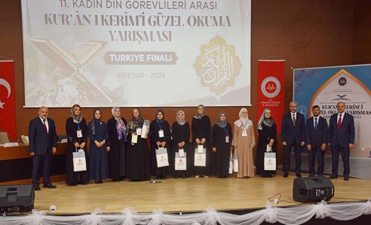Kur'an-ı Kerim’i Güzel Okuma Kadınlar Türkiye Finali Giresun'da yapıldı